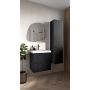 Umywalka z szafką 80 cm czarną S801587 Cersanit Tirso zdj.3