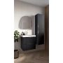 Umywalka z szafką 80 cm czarną S801587 Cersanit Tirso zdj.4