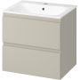 Umywalka z szafką 60 cm beżową S801591 Cersanit Moduo zdj.1