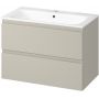 Umywalka z szafką 80 cm beżową S801592 Cersanit Moduo zdj.1