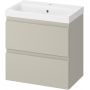 Umywalka z szafką 60 cm beżową S801594 Cersanit Moduo zdj.1