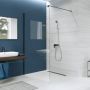 Ścianka prysznicowa walk-in 120 cm S161004 Cersanit Mille zdj.5
