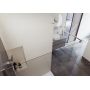 Ścianka prysznicowa walk-in 90 cm chrom połysk/szkło przezroczyste S161008 Cersanit Mille zdj.3