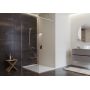 Ścianka prysznicowa walk-in 90 cm chrom połysk/szkło przezroczyste S161008 Cersanit Mille zdj.4