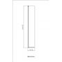 Ścianka prysznicowa walk-in 30 cm chrom połysk/szkło przezroczyste S161009 Cersanit Mille zdj.2