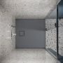 Brodzik prostokątny 100x80 cm szary S208009 Cersanit Tako zdj.4