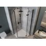 Kabina prysznicowa 80x80 cm czarny mat/szkło przezroczyste S584077 Cersanit City zdj.4