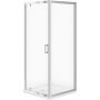 Kabina z brodzikiem kwadratowa 80x80 cm chrom S601115 Cersanit Arteco zdj.1
