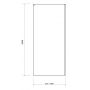 Ścianka prysznicowa 80 cm S9002613 Cersanit Crea zdj.2