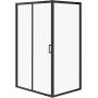 Kabina prysznicowa 120x90 cm prostokątna czarny mat/szkło przezroczyste S913018 Cersanit Arteco zdj.1