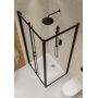 Kabina prysznicowa 120x90 cm prostokątna czarny mat/szkło przezroczyste S913018 Cersanit Arteco zdj.4