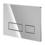 Przycisk spłukujący do wc chrom błyszczący K3041002 Cersanit Movi zdj.3