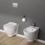Przycisk spłukujący do wc chrom błyszczący-chrom mat K970406 Cersanit Block zdj.6