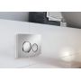 Przycisk spłukujący do wc chrom błyszczący-chrom mat K970567 Cersanit Luna zdj.5