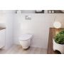 Przycisk spłukujący do wc chrom błyszczący-chrom mat K970571 Cersanit Luna zdj.4