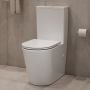 Kompakt WC z deską wolnoopadającą ze spłukiwaniem wirowym biały K3028001 Cersanit Bonica zdj.10