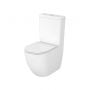 Kompakt WC z deską wolnoopadającą ze spłukiwaniem wirowym biały K3030001 Cersanit Remo zdj.1