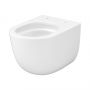 Miska WC z deską wolnoopadającą wisząca bez kołnierza ze spłukiwaniem wirowym biały połysk S4035001 Cersanit Remo zdj.5