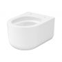 Miska WC z deską wolnoopadającą wisząca bez kołnierza ze spłukiwaniem wirowym biały połysk S4038001 Cersanit Intro zdj.5