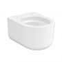 Miska WC z deską wolnoopadającą wisząca bez kołnierza ze spłukiwaniem wirowym biały połysk S4038001 Cersanit Intro zdj.3