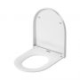 Miska WC z deską wolnoopadającą wisząca bez kołnierza biały mat S701608 Cersanit Larga zdj.7