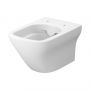 Miska WC z deską wolnoopadającą wisząca bez kołnierza biały mat S701609 Cersanit Larga zdj.3