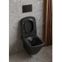 Miska WC z deską wolnoopadającą wisząca bez kołnierza antracyt mat S701611 Cersanit Larga zdj.10