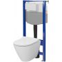 Zestaw WC stelaż z miską i deską S701794 Cersanit City zdj.1