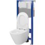 Zestaw WC stelaż z miską i deską S701794 Cersanit City zdj.4