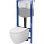 Zestaw WC stelaż z miską i deską ze spłukiwaniem wirowym S701799 Cersanit Zen zdj.10