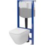Zestaw WC stelaż z miską i deską S701802 Cersanit Larga zdj.2