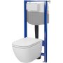 Zestaw WC stelaż z miską i deską S701803 Cersanit Caspia zdj.1