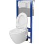 Zestaw WC stelaż z miską i deską S701814 Cersanit Moduo zdj.1