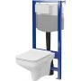 Zestaw WC stelaż + miska + deska S701818 Cersanit Como zdj.1