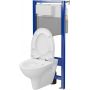Zestaw WC stelaż + miska + deska S701819 Cersanit Parva zdj.4