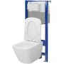 Zestaw WC stelaż + miska + deska S701890 Cersanit City Square zdj.9