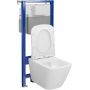 Zestaw WC stelaż + miska + deska S701890 Cersanit City Square zdj.10