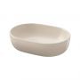 Umywalka 50x35.5 cm owalna nablatowa brąz/beż K116132 Cersanit Moduo zdj.1
