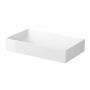 Umywalka 60x35 cm prostokątna nablatowa biała K671008ECO Cersanit Inverto zdj.1