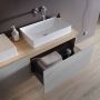 Umywalka 60x35 cm prostokątna nablatowa biała K671008ECO Cersanit Inverto zdj.3