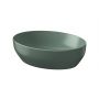 Umywalka 50.5x38.5 cm owalna nablatowa zielona K677054 Cersanit Larga zdj.1