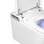 Toaleta myjąca wisząca bez kołnierza spłukiwanie wirowe biała CWB700 Clean Wave Breeze zdj.3