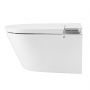 Toaleta myjąca wisząca bez kołnierza ze spłukiwaniem wirowym biała CWB700 Clean Wave Breeze zdj.5