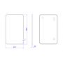Lustro 60x100 cm prostokątne czarny 5905241011554 Dubiel Vitrum Rio zdj.2