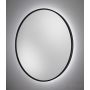 Lustro 70x70 cm okrągłe z oświetleniem czarny 5905241012971 Dubiel Vitrum Zoe zdj.6