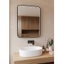 Lustro 60x80 cm z oświetleniem czarny 5905241013237 Dubiel Vitrum Soho zdj.3