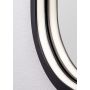 Lustro 40x80 cm owalne z oświetleniem czarny 5905241013251 Dubiel Vitrum Loki zdj.7