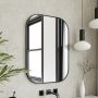 Lustro 60x80 cm owalne czarny 5905241012841 Dubiel Vitrum Luis zdj.9