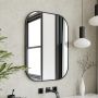 Lustro 40x60 cm owalne czarny 5905241012827 Dubiel Vitrum Luis zdj.9