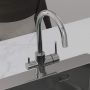 Bateria kuchenna do filtra wody stojąca chrom BCH064M Deante Aster zdj.5
